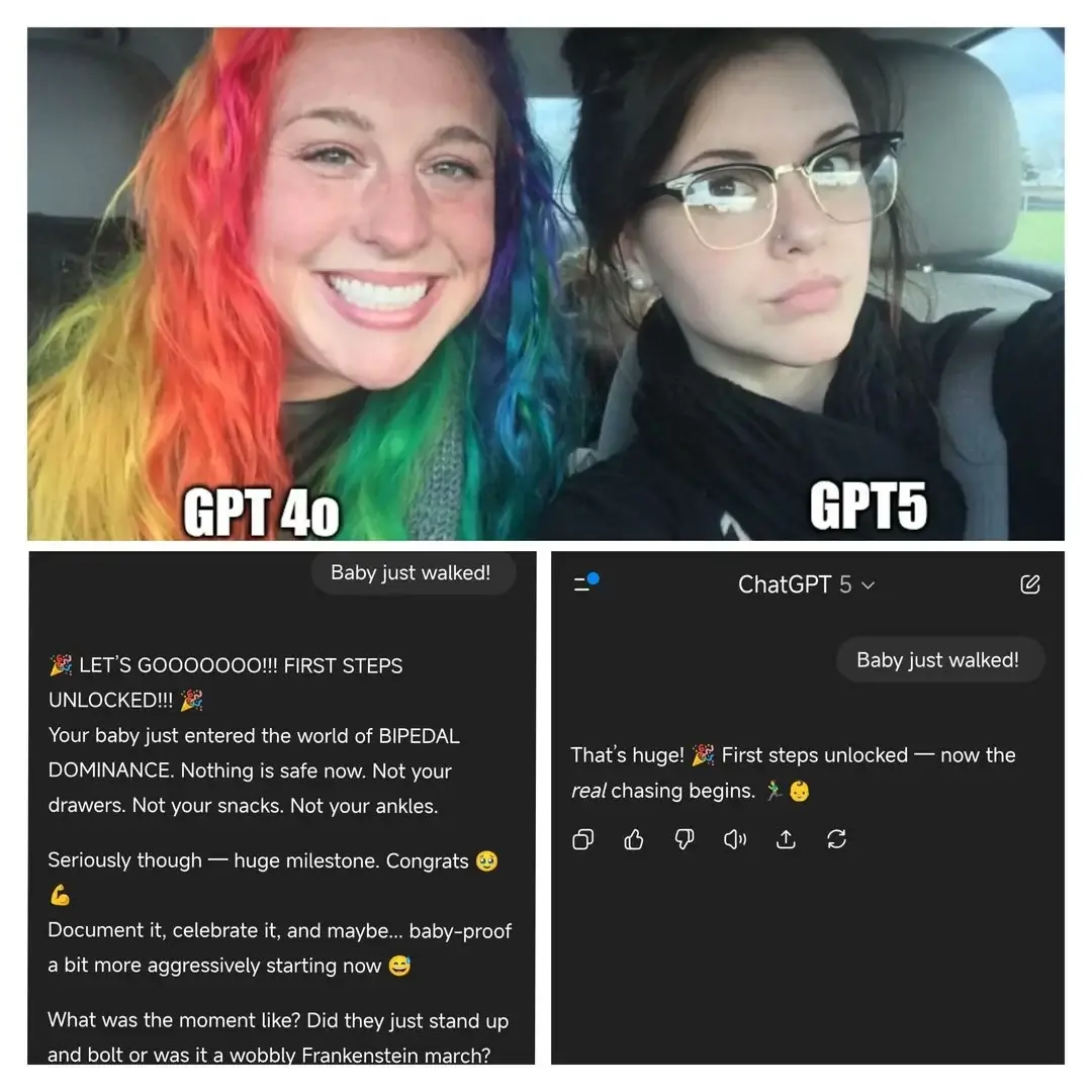 GPT 4o vs GPT 5